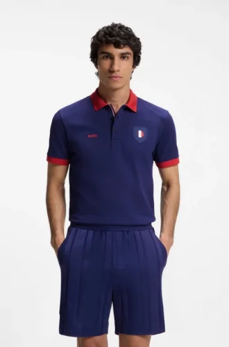 Paddy-Poloshirt mit Landesflagge