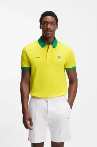 Paddy-Poloshirt mit Landesflagge