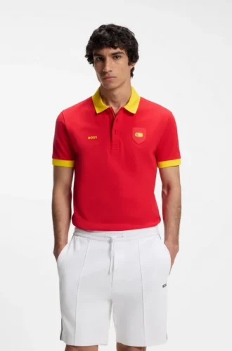 Paddy-Poloshirt mit Landesflagge