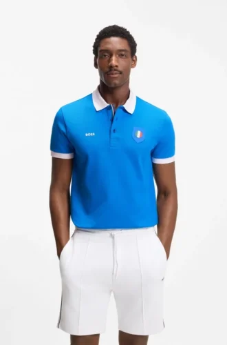 Paddy-Poloshirt mit Landesflagge