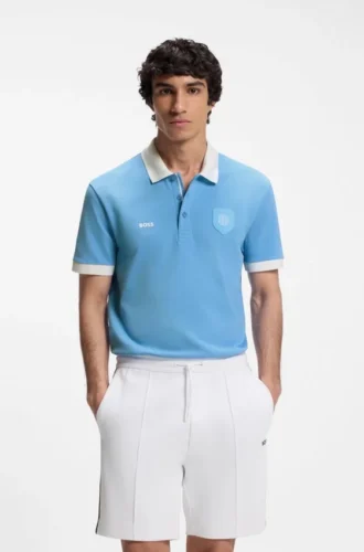 Paddy-Poloshirt mit Landesflagge