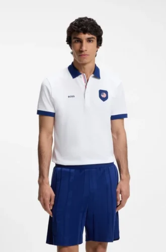 Paddy-Poloshirt mit Landesflagge