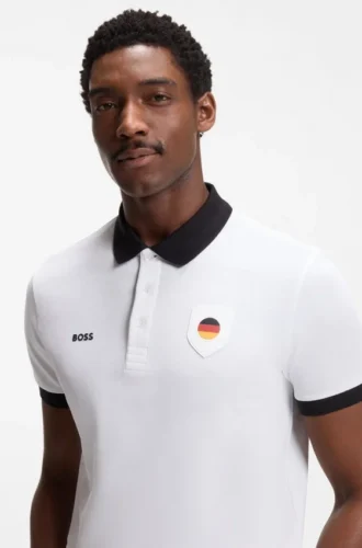 Paddy-Poloshirt mit Landesflagge