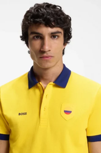 Paddy-Poloshirt mit Landesflagge