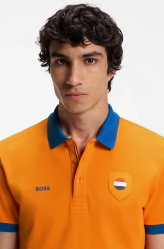 Paddy-Poloshirt mit Landesflagge