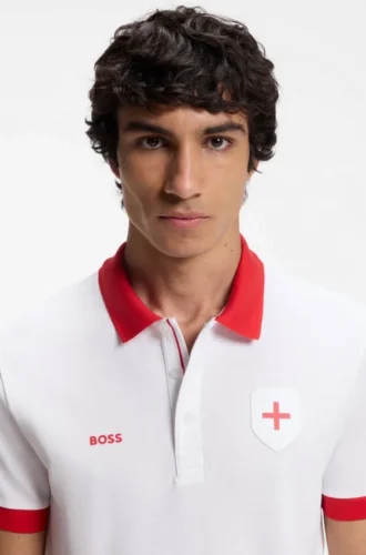 Paddy-Poloshirt mit Landesflagge