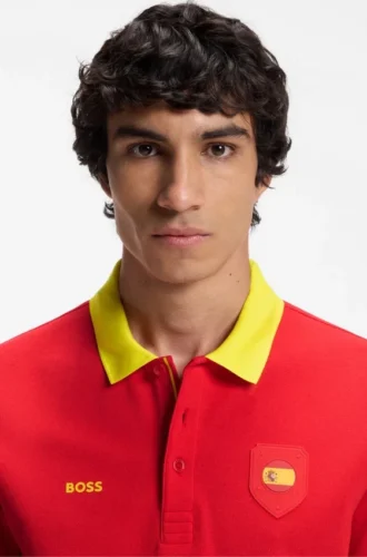 Paddy-Poloshirt mit Landesflagge