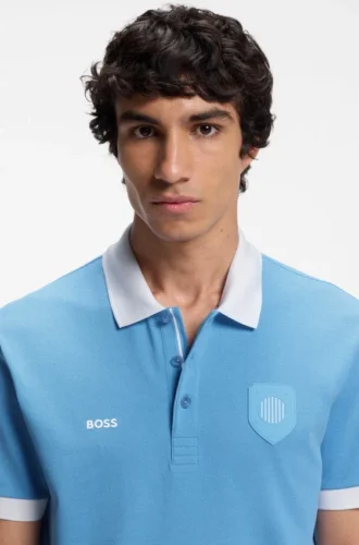 Paddy-Poloshirt mit Landesflagge