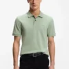 Pallas-Poloshirt aus Baumwollpiqué mit gesticktem Logo