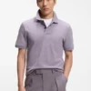 Pallas-Poloshirt aus Baumwollpiqué mit gesticktem Logo