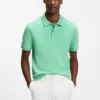 Pallas-Poloshirt aus Baumwollpiqué mit gesticktem Logo