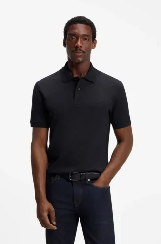 Pallas-Poloshirt aus Baumwollpiqué mit gesticktem Logo