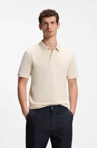 Pallas-Poloshirt aus Baumwollpiqué mit gesticktem Logo