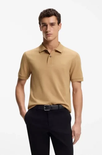 Pallas-Poloshirt aus Baumwollpiqué mit gesticktem Logo