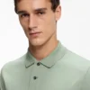 Pallas-Poloshirt aus Baumwollpiqué mit gesticktem Logo