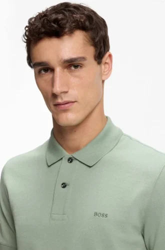 Pallas-Poloshirt aus Baumwollpiqué mit gesticktem Logo