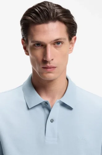 Pallas-Poloshirt aus Baumwollpiqué mit gesticktem Logo