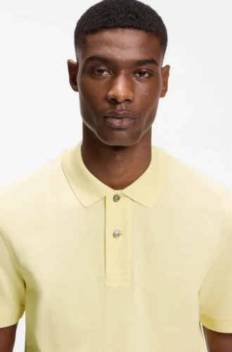 Pallas-Poloshirt aus Baumwollpiqué mit gesticktem Logo