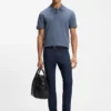 Pallas-Poloshirt aus Baumwollpiqué mit gesticktem Logo