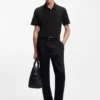 Pallas-Poloshirt aus Baumwollpiqué mit gesticktem Logo