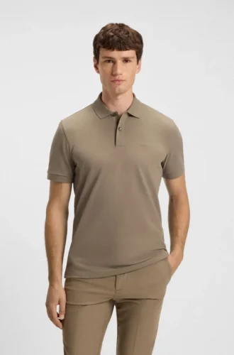 Pallas-Poloshirt mit Logo-Detail aus Baumwollpiqué