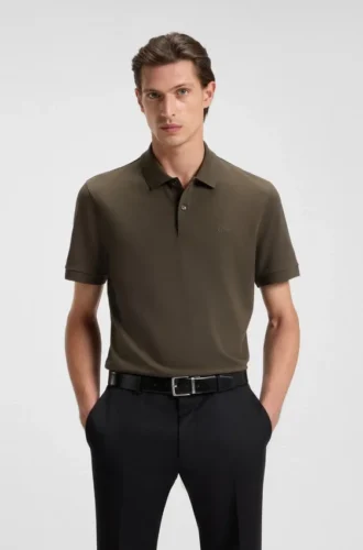 Pallas-Poloshirt mit Logo-Detail aus Baumwollpiqué