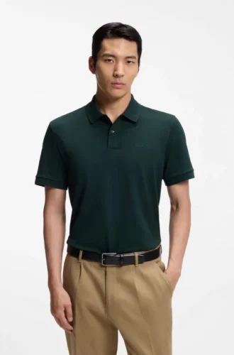 Pallas-Poloshirt mit Logo-Detail aus Baumwollpiqué