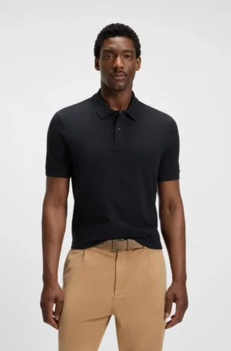 Pallas-Poloshirt mit Logo-Detail aus Baumwollpiqué