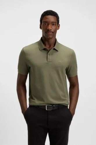 Pallas-Poloshirt mit Logo-Detail aus Baumwollpiqué