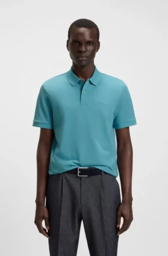 Pallas-Poloshirt mit Logo-Detail aus Baumwollpiqué