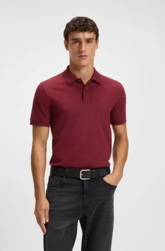 Pallas-Poloshirt mit Logo-Detail aus Baumwollpiqué