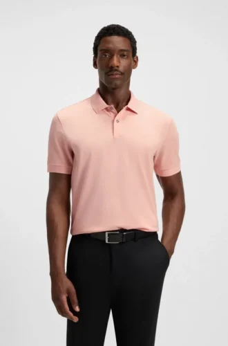 Pallas-Poloshirt mit Logo-Detail aus Baumwollpiqué