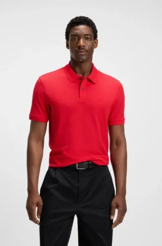Pallas-Poloshirt mit Logo-Detail aus Baumwollpiqué