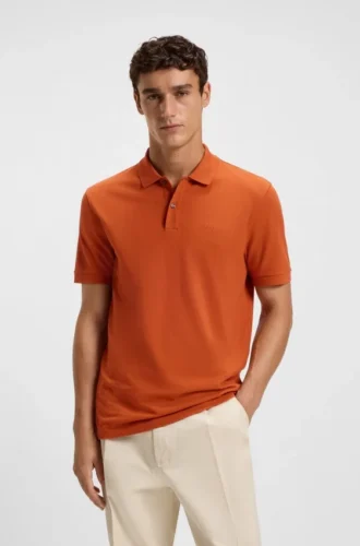 Pallas-Poloshirt mit Logo-Detail aus Baumwollpiqué