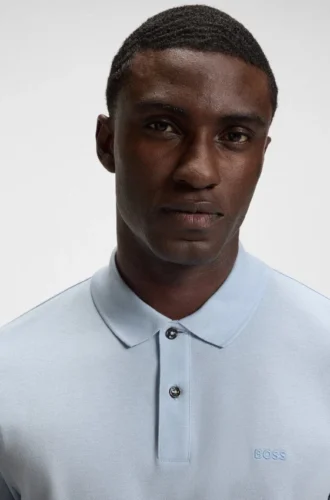 Pallas-Poloshirt mit Logo-Detail aus Baumwollpiqué