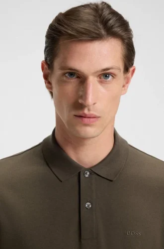 Pallas-Poloshirt mit Logo-Detail aus Baumwollpiqué