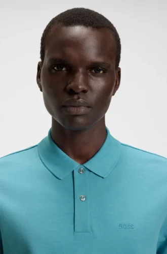 Pallas-Poloshirt mit Logo-Detail aus Baumwollpiqué