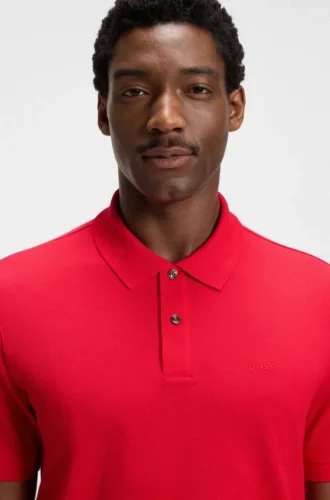 Pallas-Poloshirt mit Logo-Detail aus Baumwollpiqué