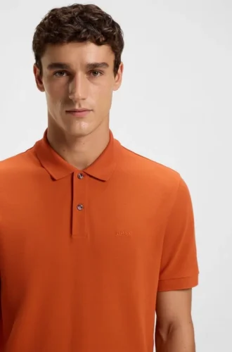 Pallas-Poloshirt mit Logo-Detail aus Baumwollpiqué