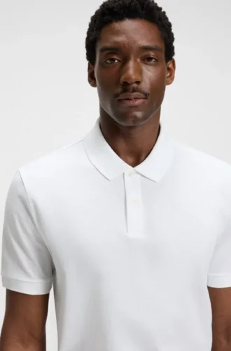 Pallas-Poloshirt mit Logo-Detail aus Baumwollpiqué