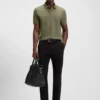 Pallas-Poloshirt mit Logo-Detail aus Baumwollpiqué
