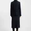 Peacoat aus Wollmischung in regulärer Passform