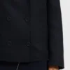 Peacoat aus Wollmischung in regulärer Passform