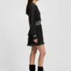 Plisseekleid mit gesmoktem Bund