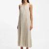 Plisseekleid mit Neckholder