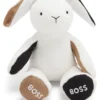 Plüsch-Kunstfell-Hase für Babys mit Markenlogo
