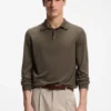Polo-Pullover aus Wolle, Seide und Kaschmir