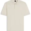 Polohemd aus Baumwolle mit Monogramm-Jacquard Polohemd aus Baumwolle mit Monogramm-Jacquard