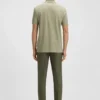 Polohemd aus Baumwolle und Seide in Regular-Fit Polohemd aus Baumwolle und Seide in Regular-Fit