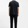 Polohemd aus Baumwolljersey mit Streifenbesatz Polohemd aus Baumwolljersey mit Streifenbesatz